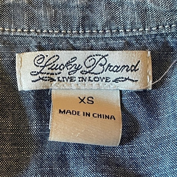 Lucky Brand Western Denim Shirt - Picture 3 of 7